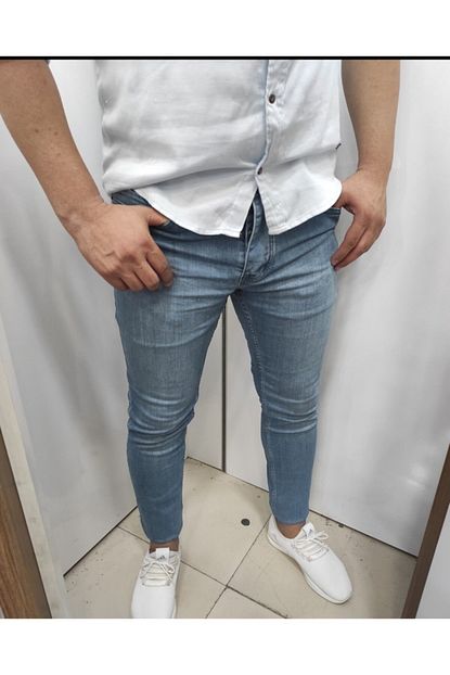 Rad Jeans Erkek Acik Mavi Dar Kesim Kot Pantolon Trendyol