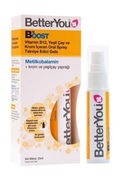 Medfors Farma Betteryou Boost Vitamin B12 Dilalti Sprey 25ml Trendyol