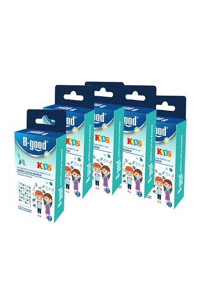 B Good 5 Kutu 10 Lu Paket Desenli Cocuk Maskesi Fiyati Yorumlari Trendyol