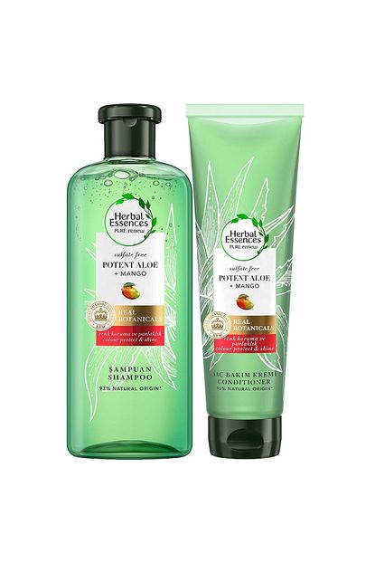 herbal essences sulfatsiz aloe mango sampuan 380 ml sac kremi 275 ml kzmprt fiyati yorumlari trendyol