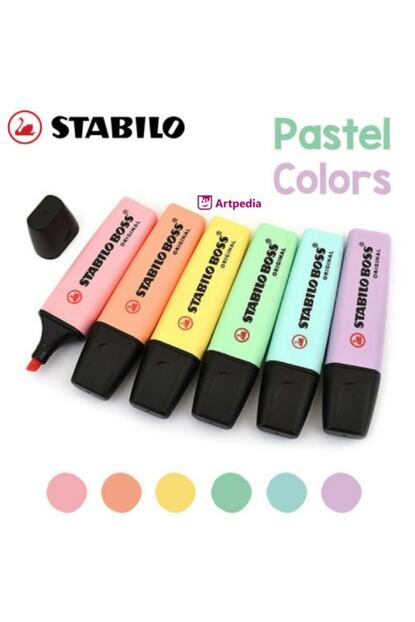Stabilo Boss Pastel Renkler Fosforlu Kalem Trendyol