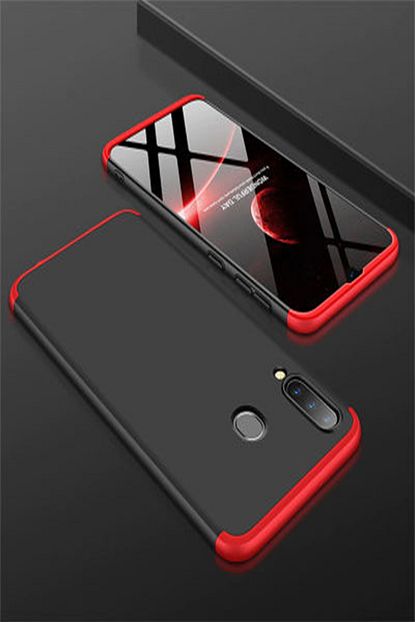 Teffe Samsung Galaxy A70 Siyah Kirmizi Ays Kapak Trendyol