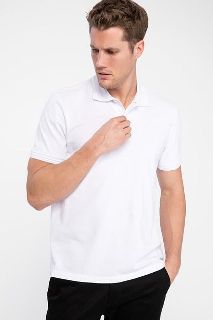 Defacto Erkek Polo Yaka Kisa Kollu T Shirt K0337az 19sm Wt34 Trendyol