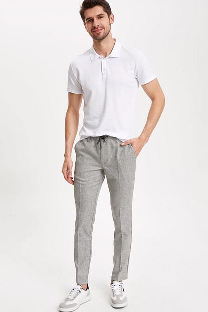 Defacto Erkek Gri Beli Bagcikli Dokuma Pantolon K2697az 19sm Gr253 Trendyol