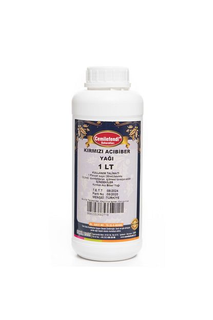 Cemil Efendi Kirmizi Aci Biber Yagi 1 Litre Trendyol