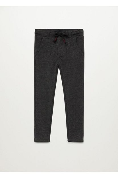 Mango Kids Erkek Cocuk Gri Duz Kesim Baliksirti Pantolon Trendyol