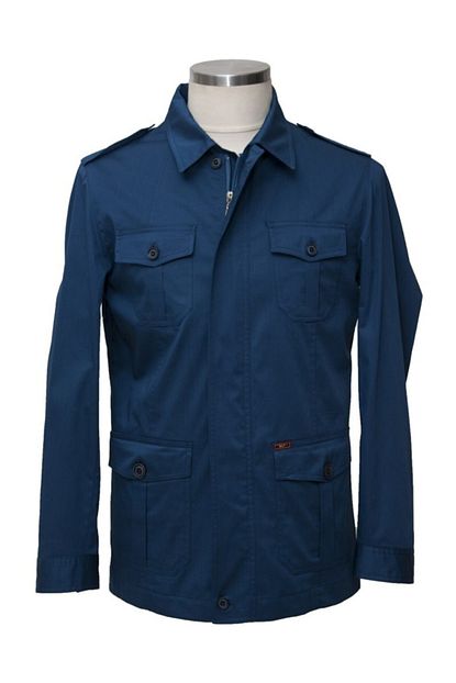 Blu Erkek Lacivert Safari Ceket Trendyol