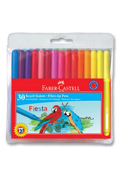 30 renk fiesta 30lu keceli kalem