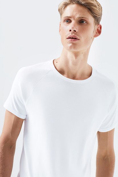Mavi Erkek Beyaz Basic T Shirt Trendyol