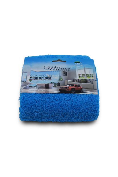 Wilma Secret Mavi Mikrofiber Pasta Cila Bezi 40 X 40 Cm Trendyol
