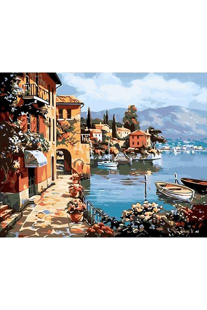 3d Art Sayilarla Boyama Tablo Seti Kanvas Firca Boya Dahil 45x55 Cm Gol Manzarasi Trendyol