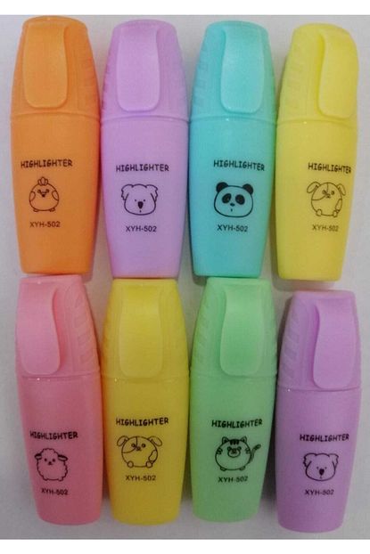 Fabi Mini Fosforlu 8 Adet Pastel Renkler Kalem Trendyol