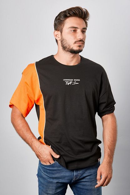 Trendbir Erkek Turuncu Ek Trend Giyim Tisort Trendyol