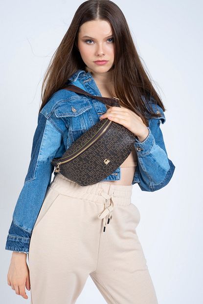 United Colors Of Benetton Kadin Kahve Haki Bel Cantasi Bnt367 Trendyol