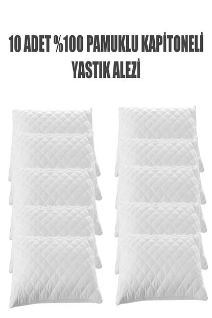 Roi 10 Lu Fermuarli Kapitoneli Yastik Alezi Yastik Koruyucu Trendyol
