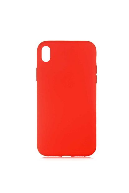 Apple Iphone Xr Soft Silikon Kilif Kadife Ic Yuzey Kirmizi Trendyol