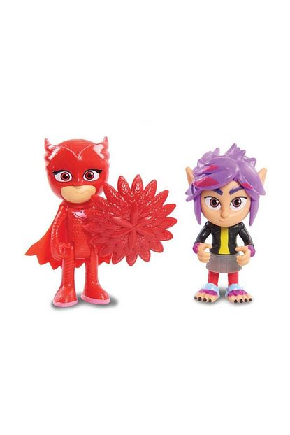 pijamaskeliler ikili figur owlette rip