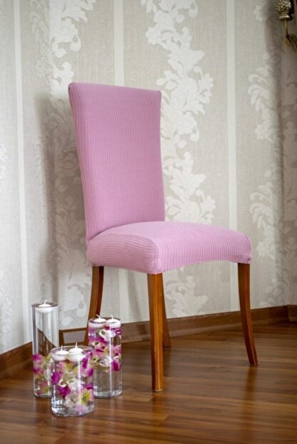 Mr Stock Kadife Likrali Ve Desenli Sandalye Kilifi 6 Li Trendyol