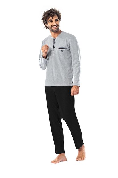 Erdem Ic Giyim Erkek Gri Kislik Pijama Takimi Trendyol
