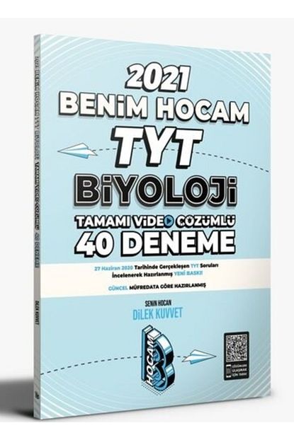 Benim Hocam Yayinlari Benim Hocam 2021 Tyt Biyoloji Tamami Video Cozumlu 40 Deneme Sinav Trendyol