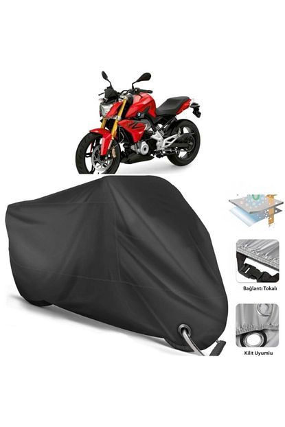 Coverplus Bmw G 310 R Motosiklet Branda Baglanti Kilit Uyumlu Siyah Trendyol