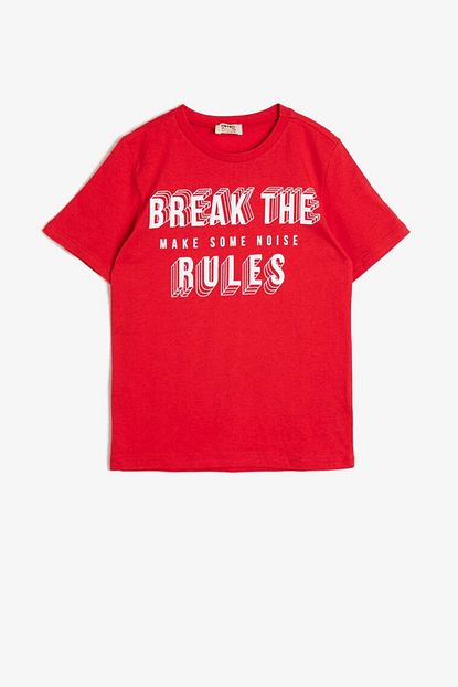 Koton Kids Erkek Cocuk Kirmizi T Shirt 0ykb16262ok Trendyol