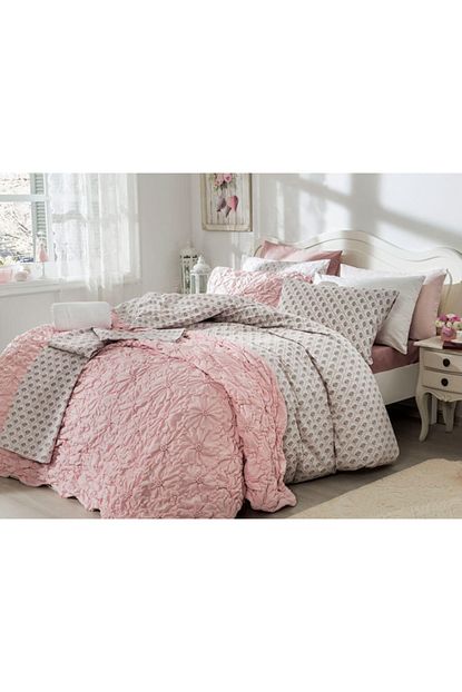English Home Garcia Tek Kisilik Yatak Ortusu Takimi 160x240 Cm Pembe Trendyol