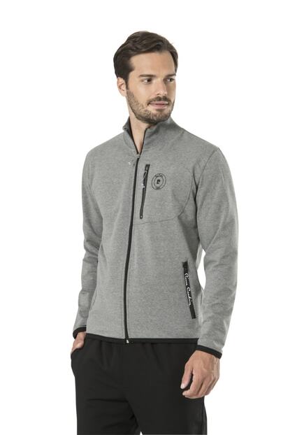 Pierre Cardin Erkek Fermuarli Gri Siyah Esofman Takimi 7100 Trendyol