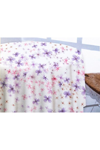 English Home Lila Pembe Ortanca Pvc Yuvarlak Masa Ortusu 140 Cm Trendyol