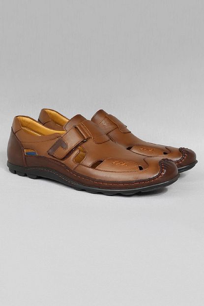 Cz London Erkek Kahverengi Hakiki Deri Buyuk Numara Comfort Casual Ayakkabi Trendyol
