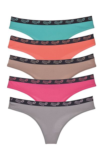 Nicoletta Kadin Kulot 5 Li Paket Tanga Trendyol