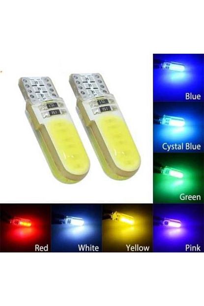 Balp 2 Adet Kirmizi Renk 12v T10 Led Farici T10 Led Ampul Park Ampulu Cok Guclu Isik Silikonlu Led Trendyol