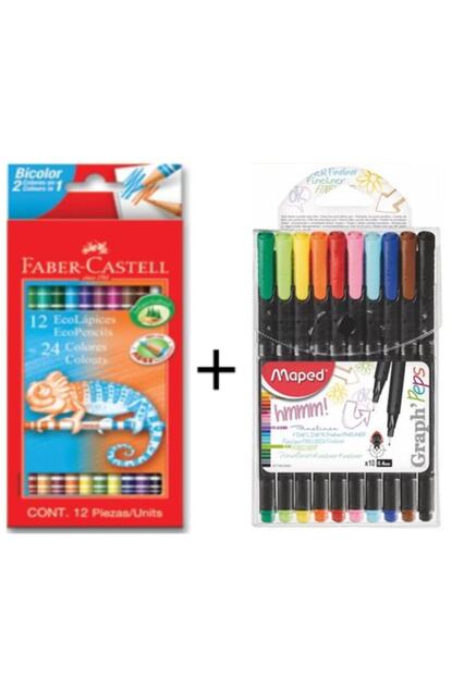 Faber Castell Bicolor Boya Kalemi 24 Renk Fiyatlari Ve Ozellikleri