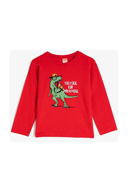 Koton Kids Kirmizi Erkek Bebek T Shirt Trendyol