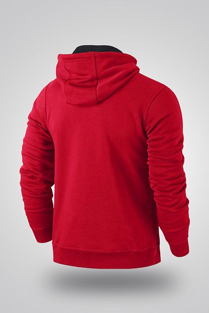 Tonny Mood Erkek Kirmizi Air Jordan Nba Kapusonlu Hoodie Sweatshirt 05 Trendyol