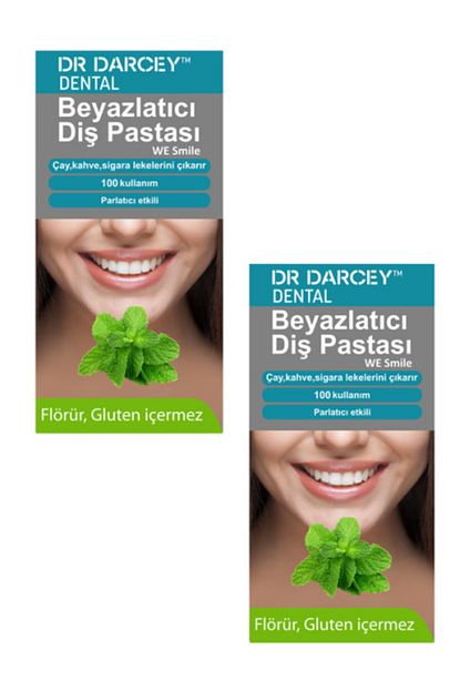 Dr Darcey Buyuk Boy Beyazlatici Dis Pastasi 50 G X 2 Adet Trendyol