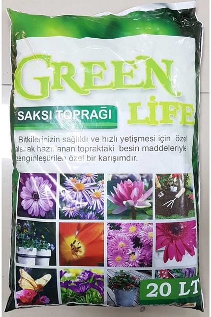Green Life Harika Bitki Topragi Cicek Topragi Torf Humus Katkili 20 Lt Trendyol