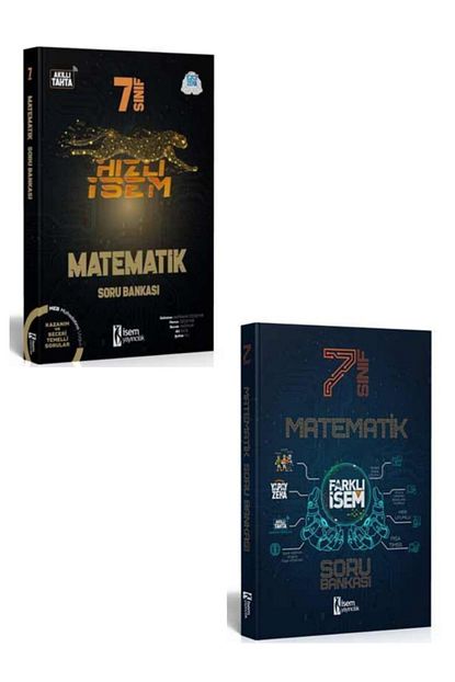 Isem Yayincilik Farkli Isem Hizli Isem 7 Sinif Matematik Set Trendyol