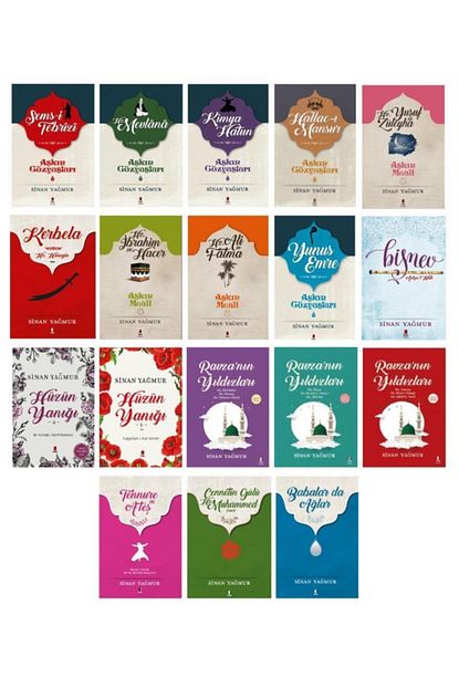 Kapi Yayinlari Sinan Yagmur Tum Kitaplari 18 Kitap Tam Set Trendyol