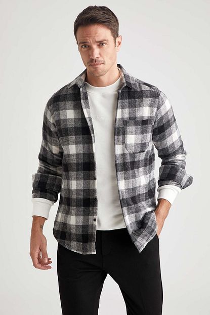 Defacto Erkek Modern Fit Kareli Oduncu Gomlek Fiyati