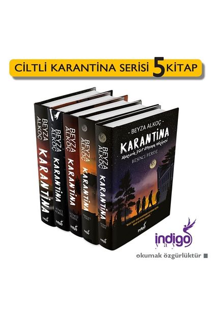 indigo kitap karantina serisi 5 kitap set ciltli fiyati yorumlari trendyol
