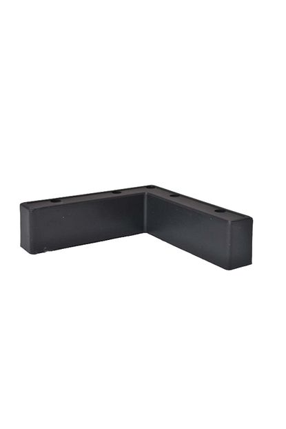 hobbi l kose plastik ayak baza ayagi koltuk kanepe ayagi puf tv unitesi ayagi 5 cm siyah renk 6 adet fiyati yorumlari trendyol