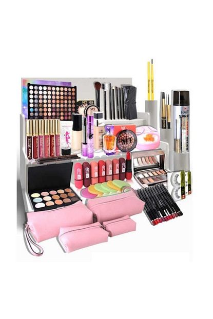makeuptime gelin ceyiz makyaj seti 62 parca esmer ten fiyati yorumlari trendyol
