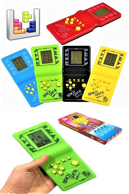 roseroi tetris oyun konsolu el atarisi nostaljik oyuncak brick game 9999 oyunlu fiyati yorumlari trendyol