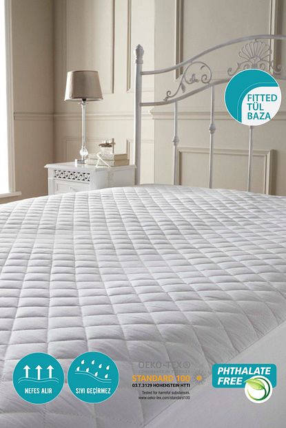 caretex kapitone fitted su sivi gecirmez yatak koruyucu alez fiyati yorumlari trendyol