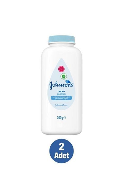 johnson s baby johnson s baby pudra 200 gr x2 fiyati yorumlari trendyol