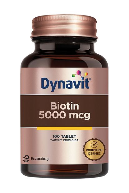 dynavit biotin 5000 mcg 100 tablet fiyati yorumlari trendyol