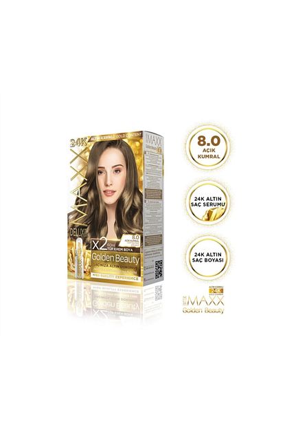 maxx deluxe golden beauty 8 0 acik kumral set boya fiyati yorumlari trendyol