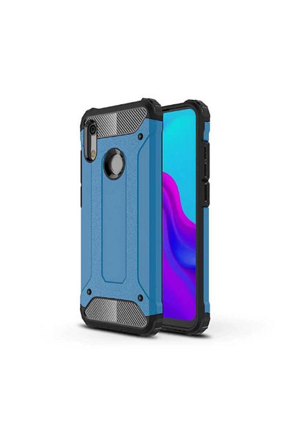 huawei y6s 2019 kilif silikon zirh tank ultra koruma kapak ve ekran koruyucu