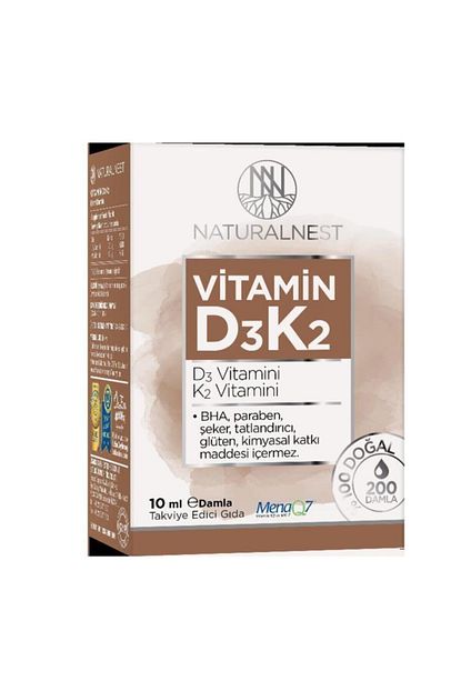 natural nest vitamin d3 k2 damla 10 ml fiyati yorumlari trendyol